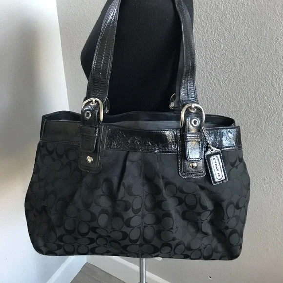 Coach | Bags | Coach Black Soho Tote | Poshmark